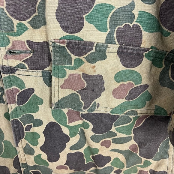 Vintage Sears Roebuck Hunting Camo Jacket Large - Picture 7 of 11